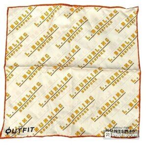 Huntsman The Outfit Silk Yellow Pocket Square Scarf L. Burling Bespoke